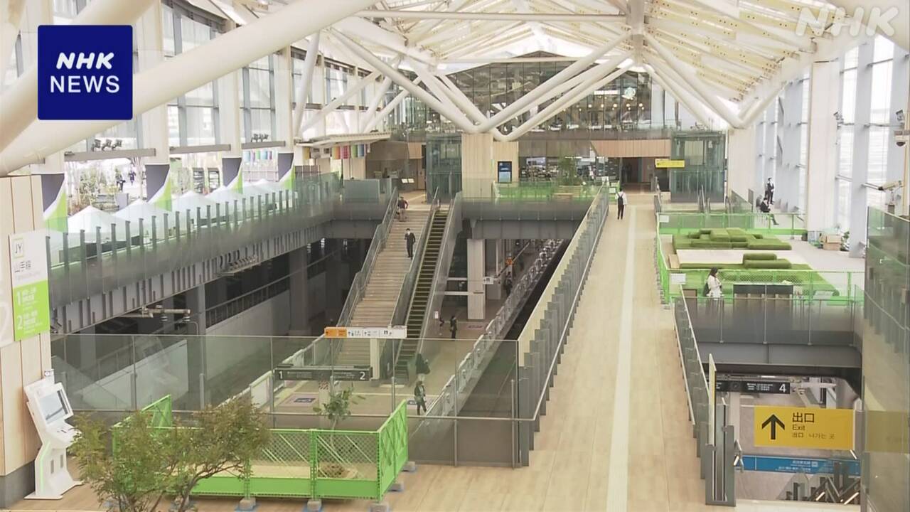 【東京】高輪ゲートウェイ駅周辺再開発 あさっての一部開業を前に公開