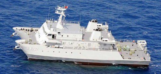 中国海軍の測量艦 鹿児島県沖 日本の領海内に一時侵入 防衛省