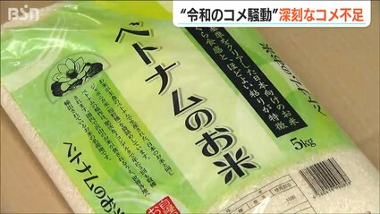 【日本】米不足が深刻、販売店にも農家にも“米がない”…ベトナム米の取り扱い始める店も