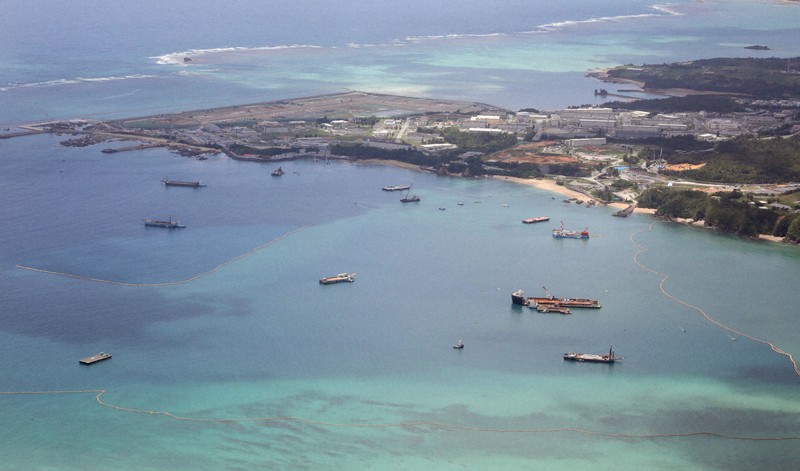 【速報】辺野古移設　大浦湾側の区域で新たな護岸整備に着手　市民２０人近くが抗議