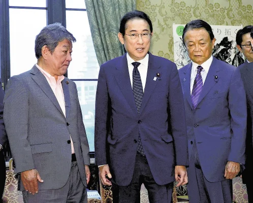 【総裁選】麻生氏 「岸田・麻生・茂木の3人で引き続き連携していこう」