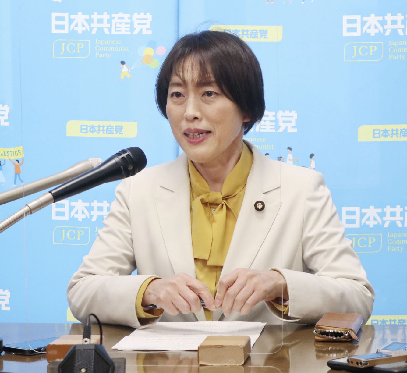 共産党・田村智子委員長　「1日7時間、週35時間労働」「時給1500円以上」…政策発表